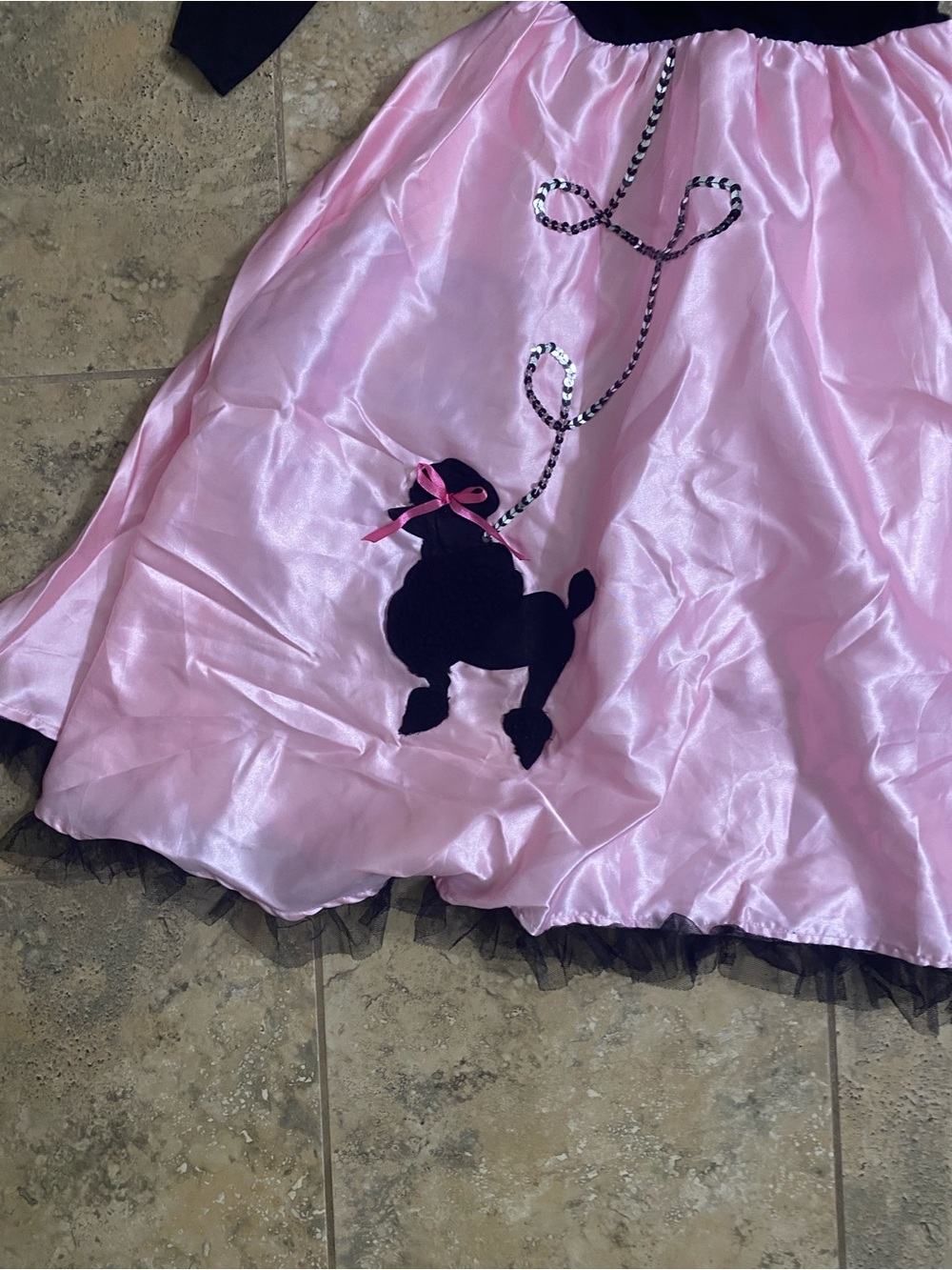 Amscan Miss Sock Hop Girl's Poodle Halloween Dress 50s Retro Costume Size L New - Picture 6 of 12